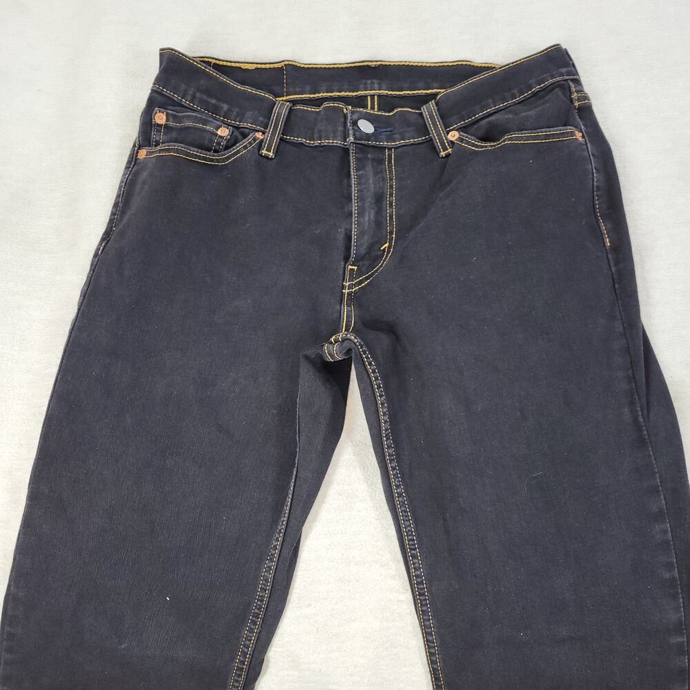 Levis Jeans Womens Size 30X30 Black Skinny Straight Pants WPL 423 Gorpcore Y2k - Picture 11 of 14